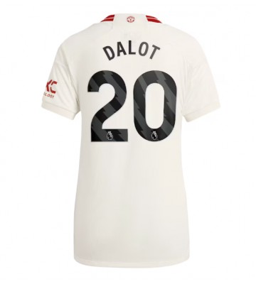 Manchester United Diogo Dalot #20 Tredje trøje Dame 2023-24 Kort ærmer
